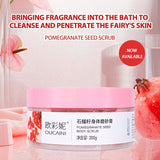 Pomegranate seed body scrub